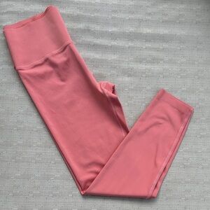 Lefties Coral Pink High-Waisted Scalloped Leggings